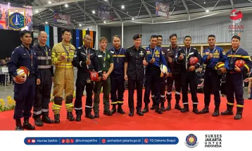 5 Jakarta Firefighters Participate in Singapore-Global Firefighters and Paramedics Challenge