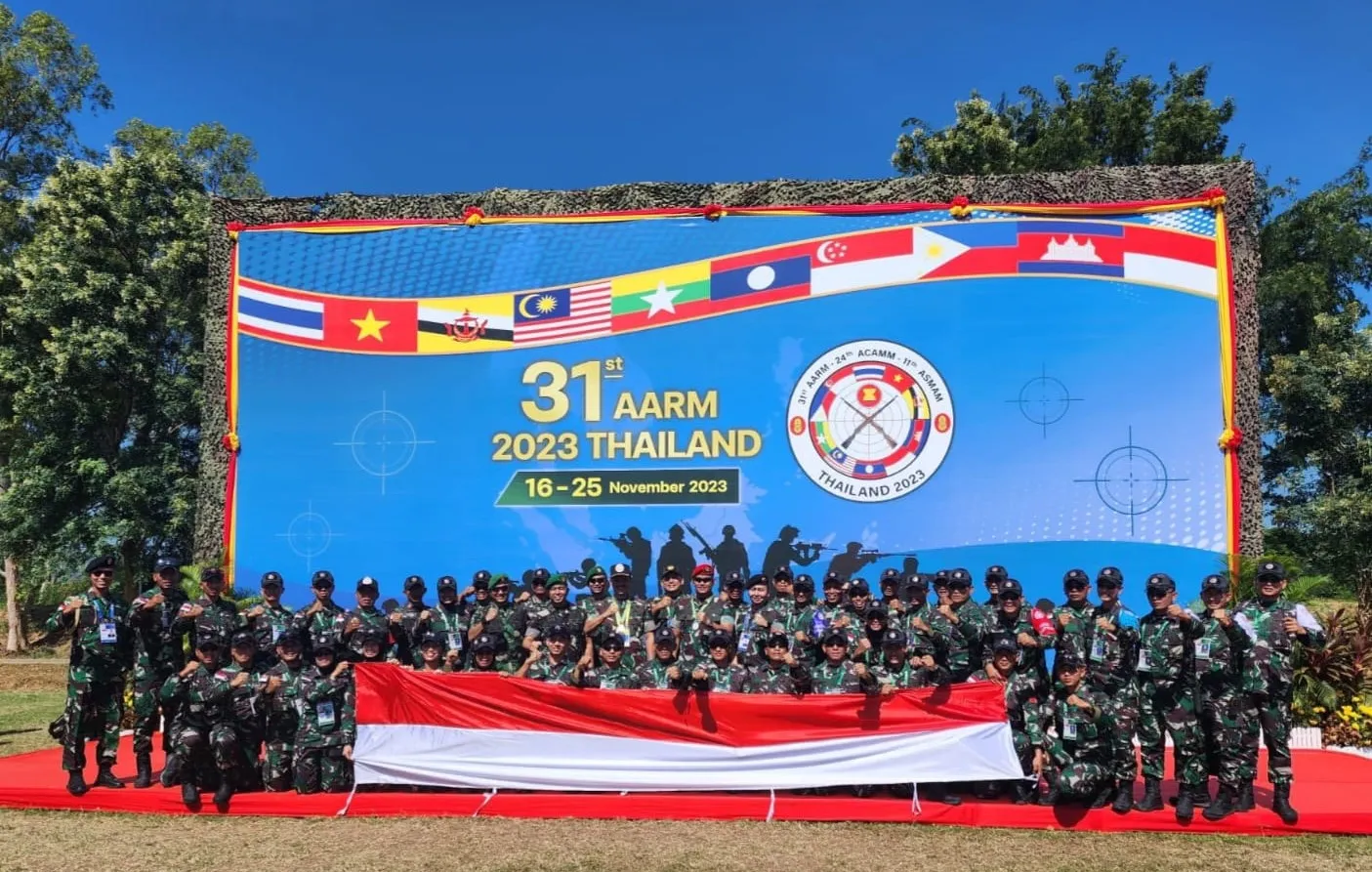 Indonesia Wins the 31st ASEAN Armies Rifle Meet (AARM) in Bangkok
