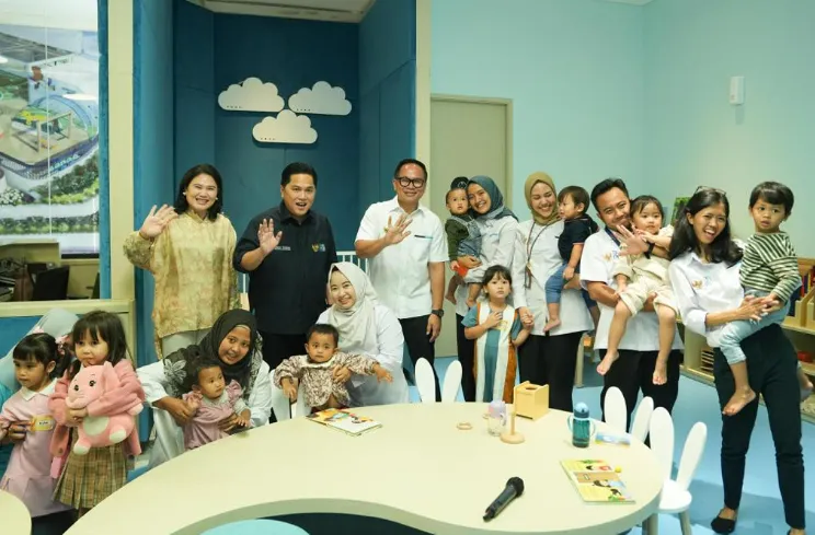 Erick Thohir Luncurkan Daycare di Kementerian BUMN sebagai Kado Hari Ibu