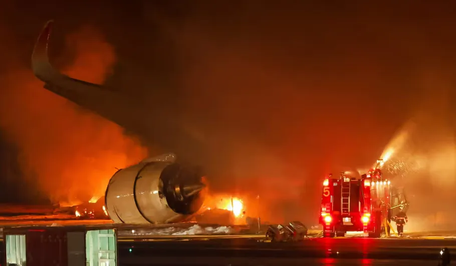 5 People on Coast Guard Aircraft Confirmed Dead in Haneda Airport Collison