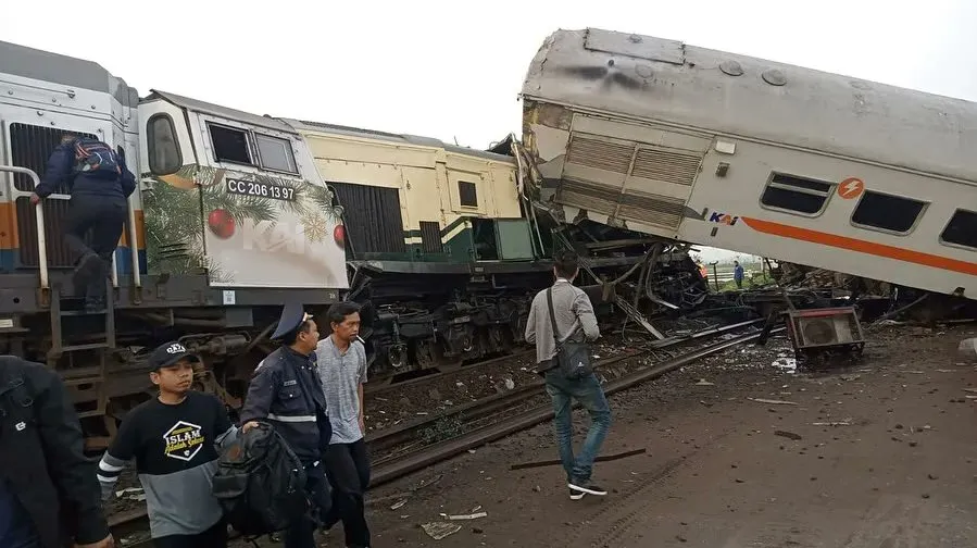 Kecelakaan KA di Bandung: 287 Penumpang Turangga dan 191 Penumpang Commuter Line Selamat