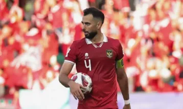 Indonesia vs Irak: Jordi Amat Kena Kartu Merah, Timnas Tertinggal 0-1