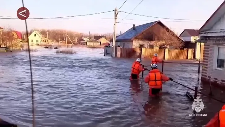 Rusia dan Kazakhstan Diterjang Banjir karena Salju Mencair, Terparah dalam 70 Tahun Terakhir