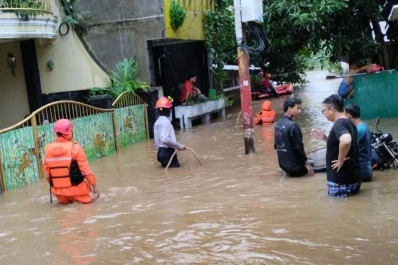 Banjir di Jakarta, Hujan Semalaman Sejumlah RT Tergenang