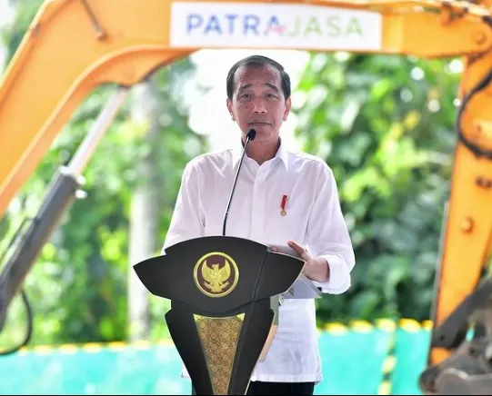 Presiden Jokowi Cek Kesiapan Lokasi Upacara HUT Kemerdekaan RI di Ibu Kota Nusantara