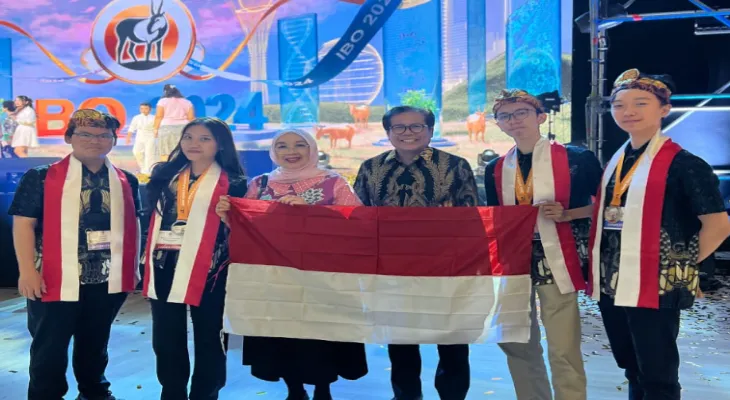 Three Indonesian Students Win Silver Medals  at International Biology Olympiad (IBO) 2024