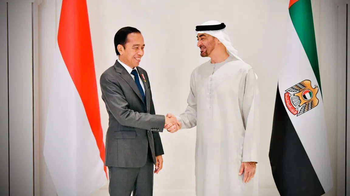 Intip Persahabatan Presiden Jokowi dengan Mohammed bin Zayed yang Akrab