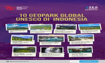 10 Geopark Global UNESCO di Indonesia