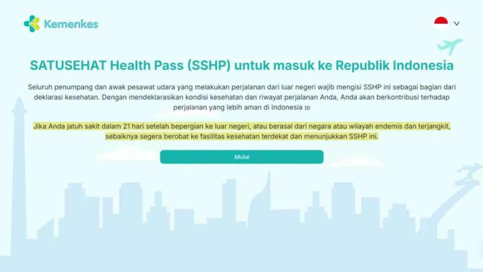 Cegah Mpox, SATUSEHAT Health Pass Diberlakukan untuk Wisatawan dari Luar Negeri