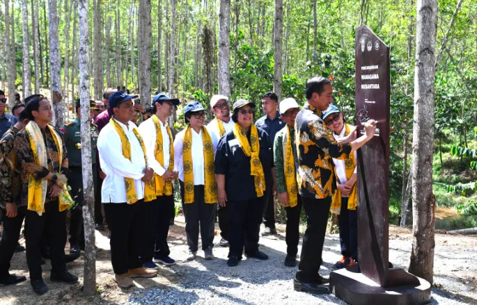 Jokowi Canangkan Hutan Pendidikan Wanagama Nusantara di IKN