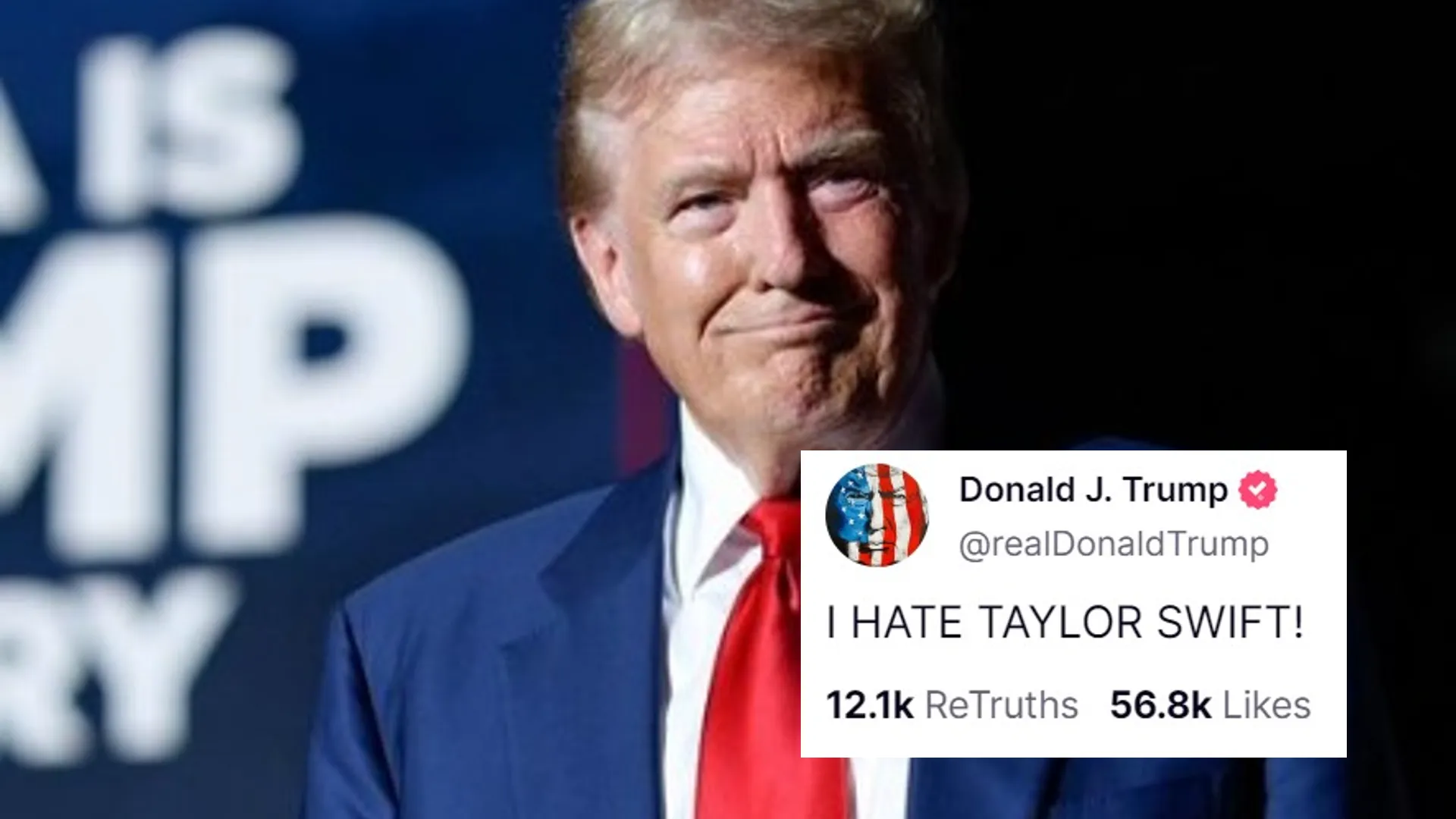 Donald Trump: Saya Benci Taylor Swift!