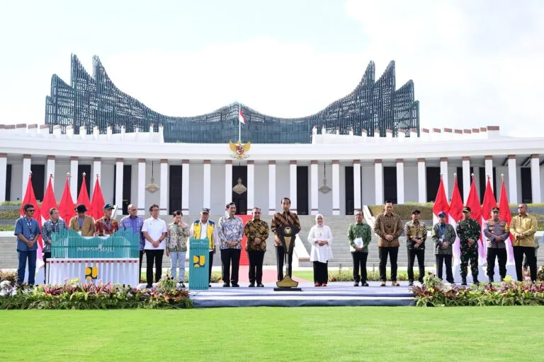 Presiden Jokowi Resmikan Istana Negara IKN