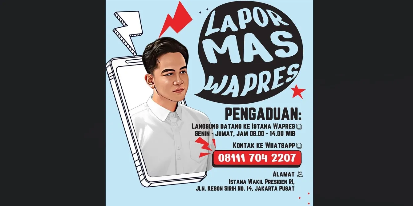 Mulai 11 November 2024, Gibran Buka Layanan Pengaduan di Istana Wapres