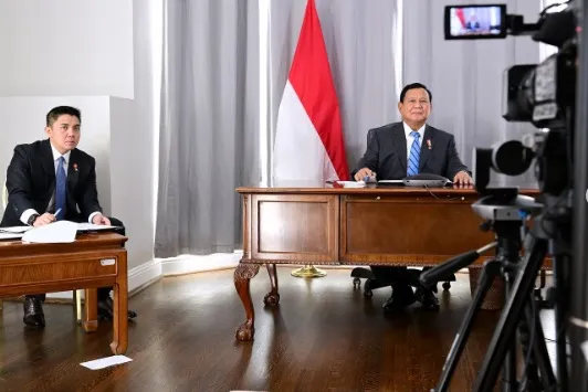 Dari Amerika Serikat, Presiden Prabowo Video Conference dengan Menteri di Indonesia Bahas Penanggulangan Erupsi Gunung Lewotobi Laki-laki