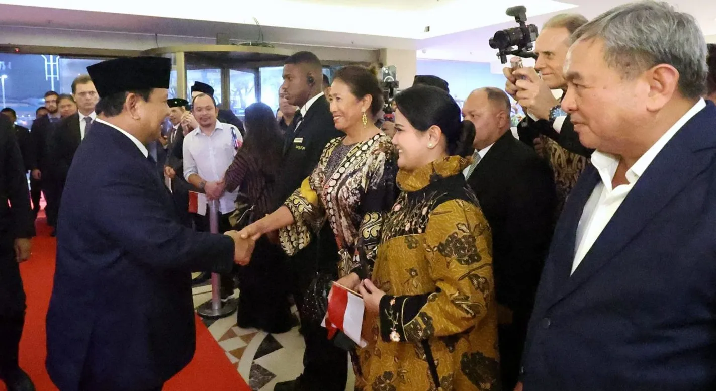 Momen Hangat Diaspora Indonesia Sambut Presiden Prabowo di Rio de Janeiro