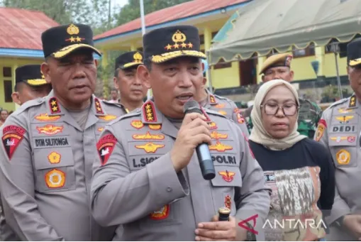 Kapolri Naikkan Pangkat 3 Polisi yang Gugur di Lampung