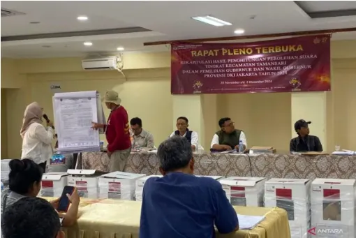 KPU Jakarta Jadwalkan Hitung Suara Tingkat Provinsi 7 Desember