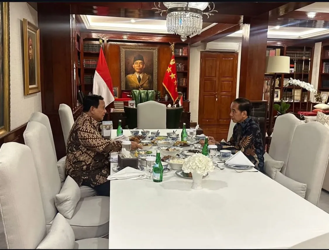 Prabowo Jamu Jokowi di Kertanegara, Jokowi: Karena Kangen