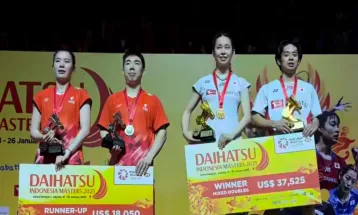 Ganda Jepang Midorikawa/Saito Juara Indonesia Masters 2025