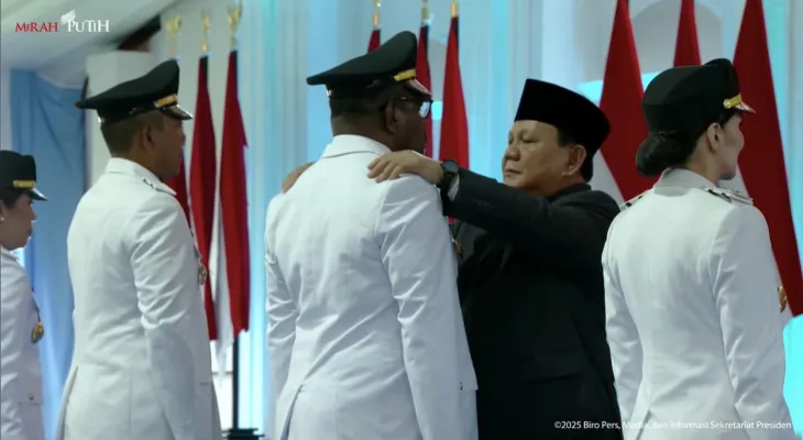 Presiden Prabowo Resmi Lantik 961 Kepala Daerah